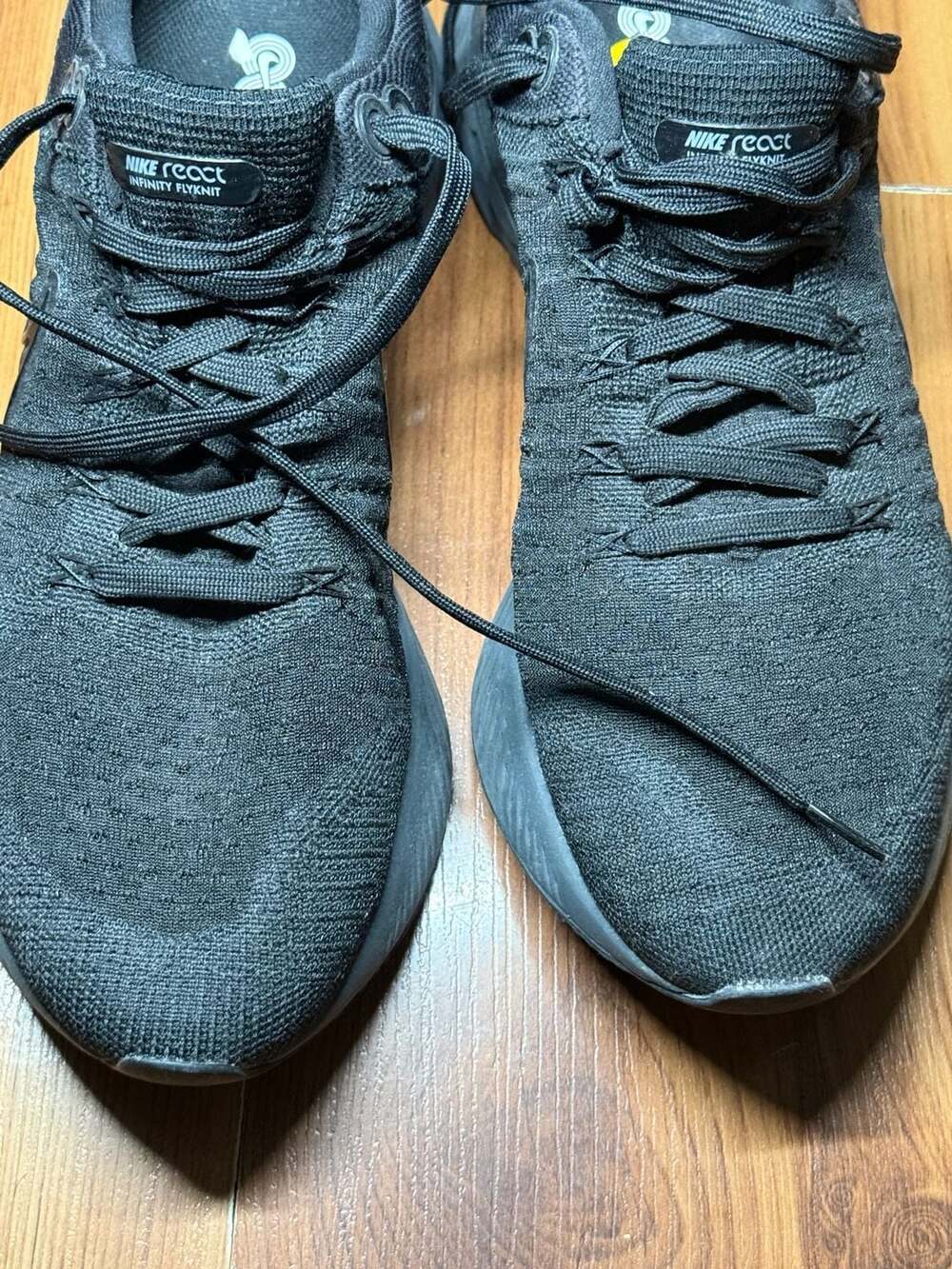 Nike React Infinity Run Flyknit 2 Running Shoes Mens Triple Black CT2357 003
